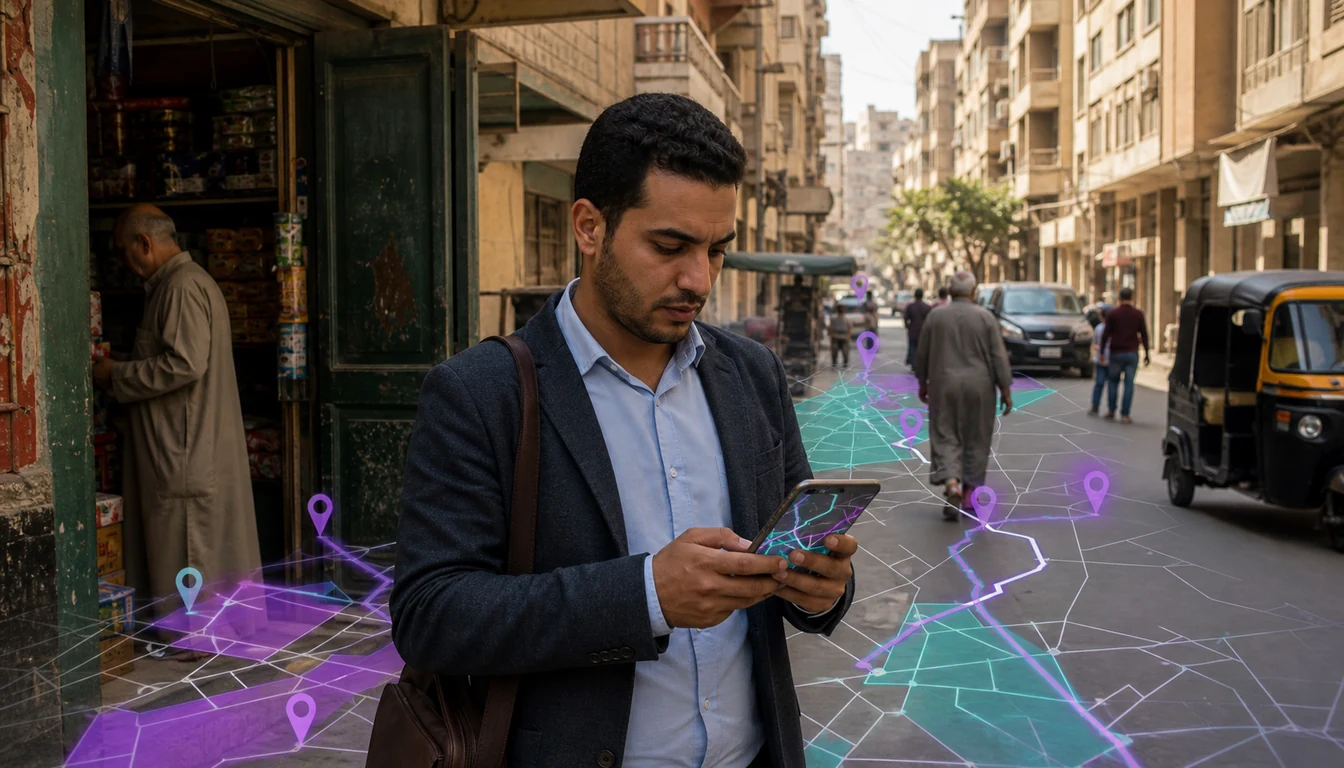Beat Planning for Egypt's Dense, Informally Addressed Streets