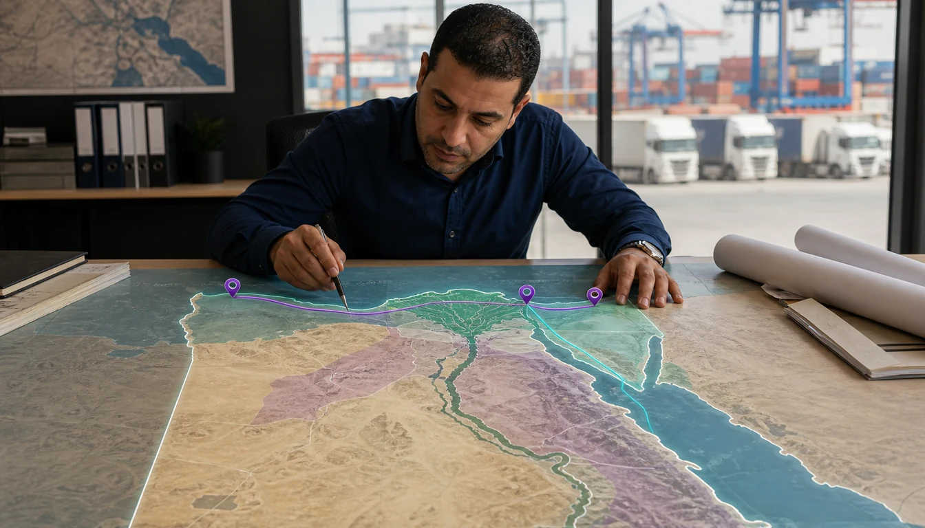 Territory Coverage Planning Along Egypt's Suez Canal Corridor and Beyond