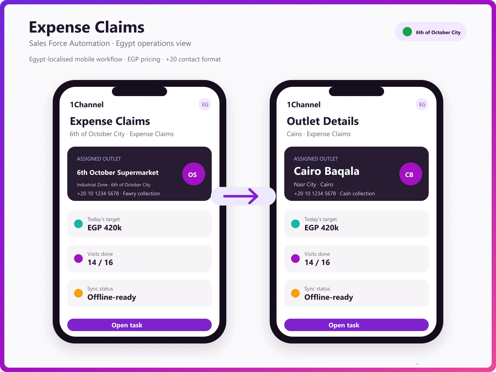 Mobile app receipt upload for field reimbursements