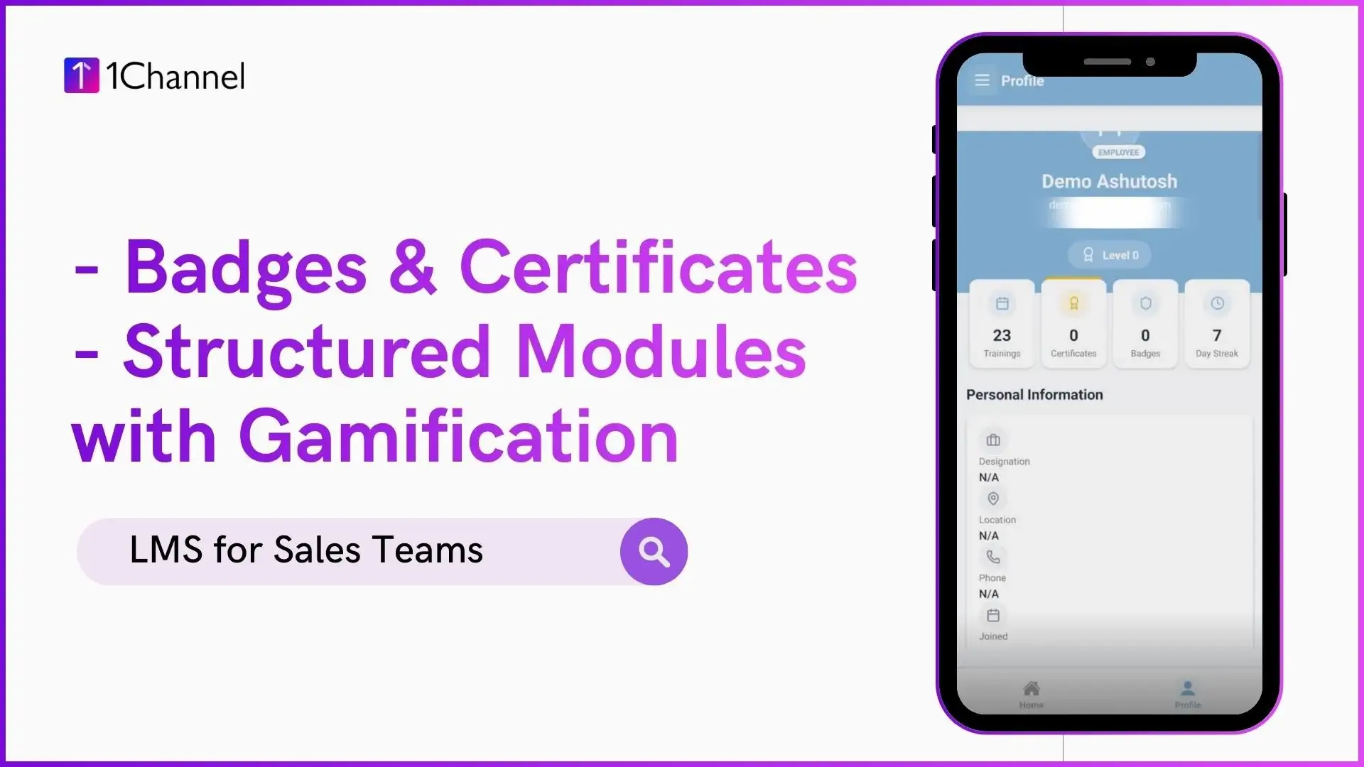 Badges & Certificates, Structured Modules with Gamification