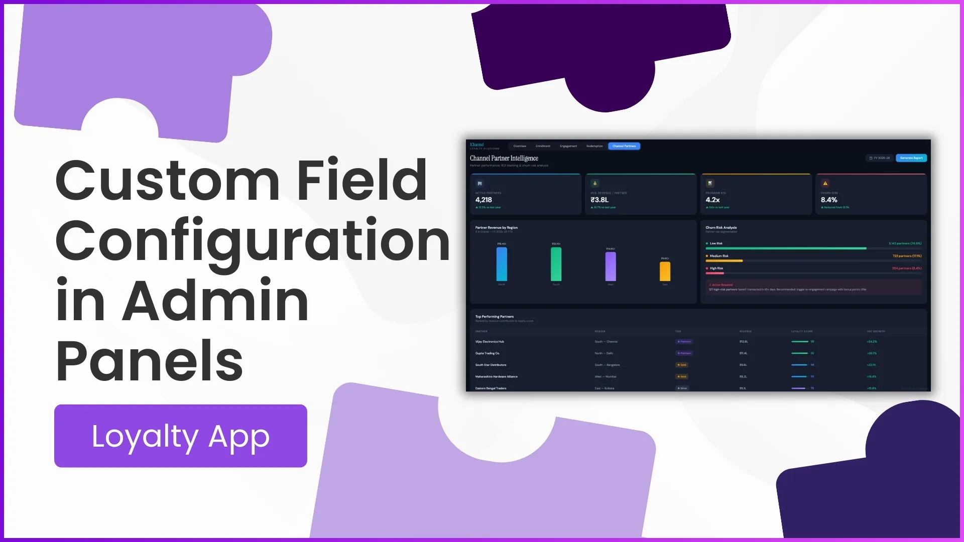 Custom Field Configuration in Admin Panels of Loyalty App
