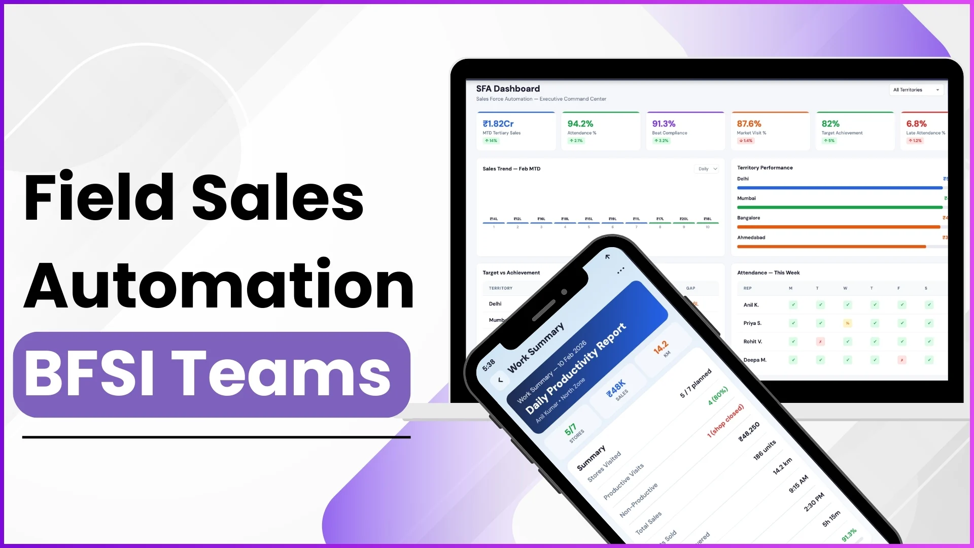 Field Sales Automation for BFSI Teams