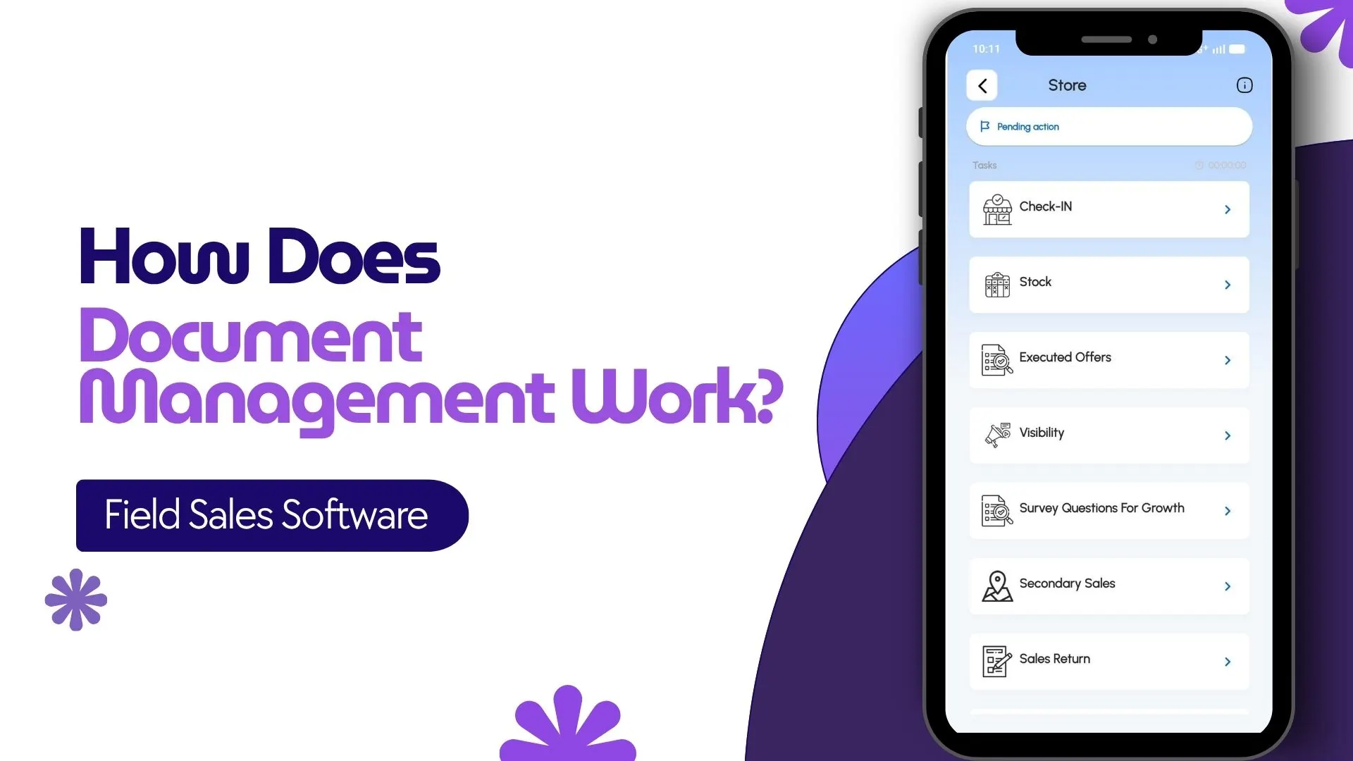 How Does Document Management Work in Field Sales Software