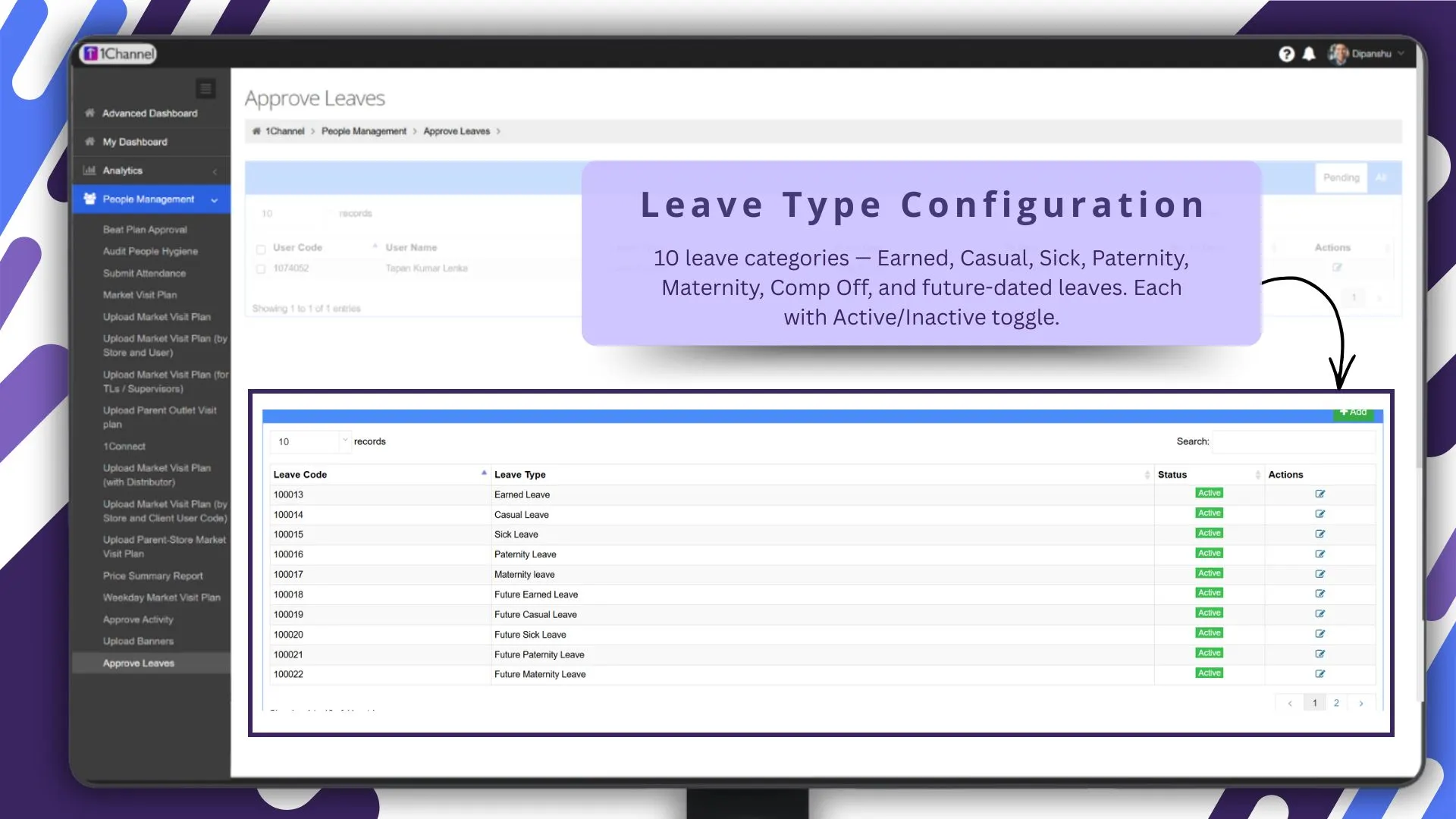 Configurable Leave Types