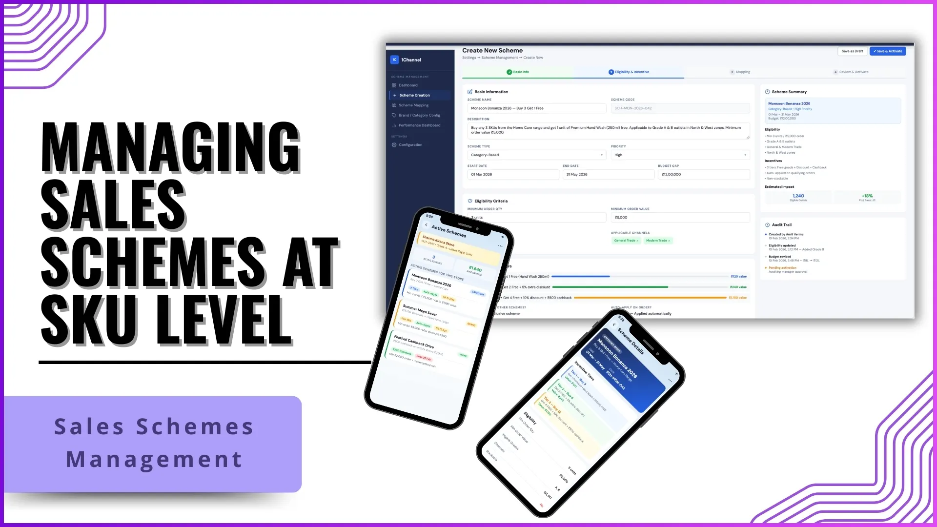 Managing Sales Schemes at SKU Level