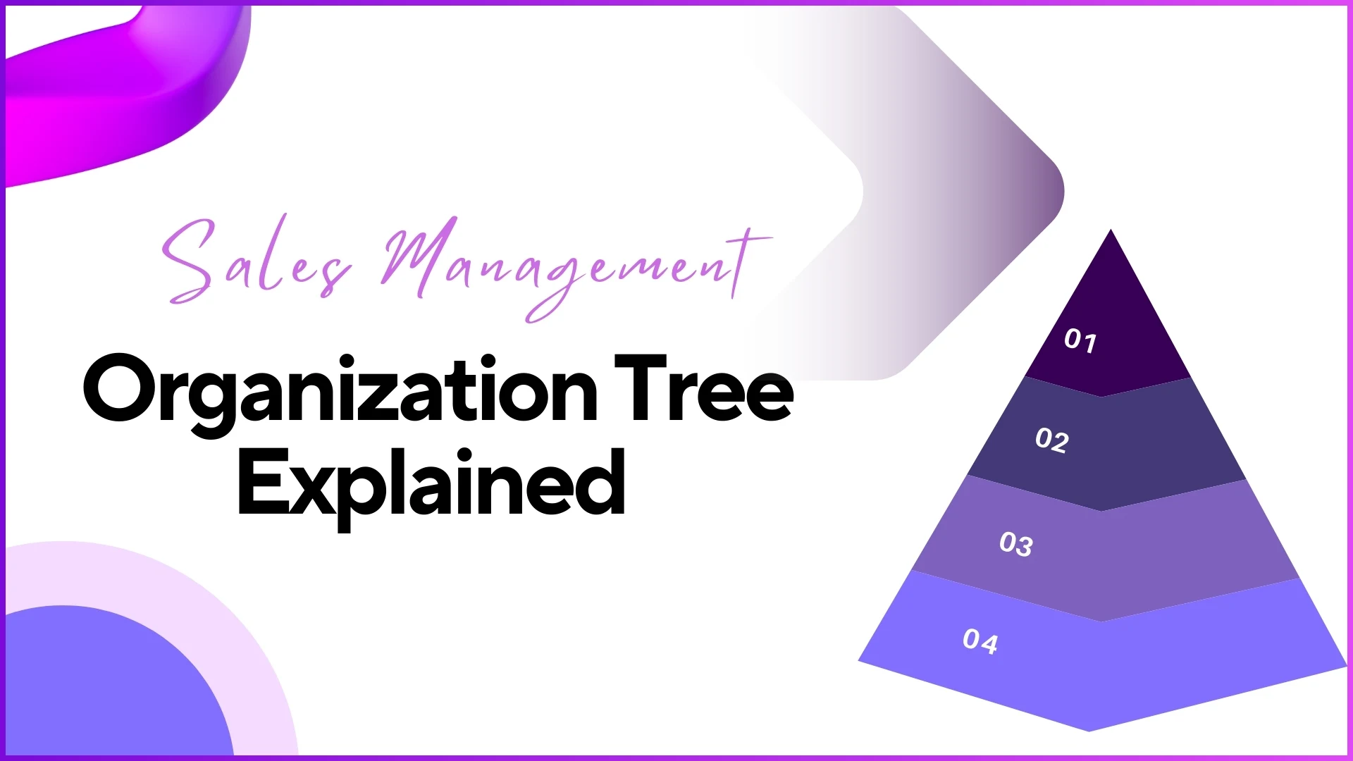 Organization Tree Explained for Sales Management