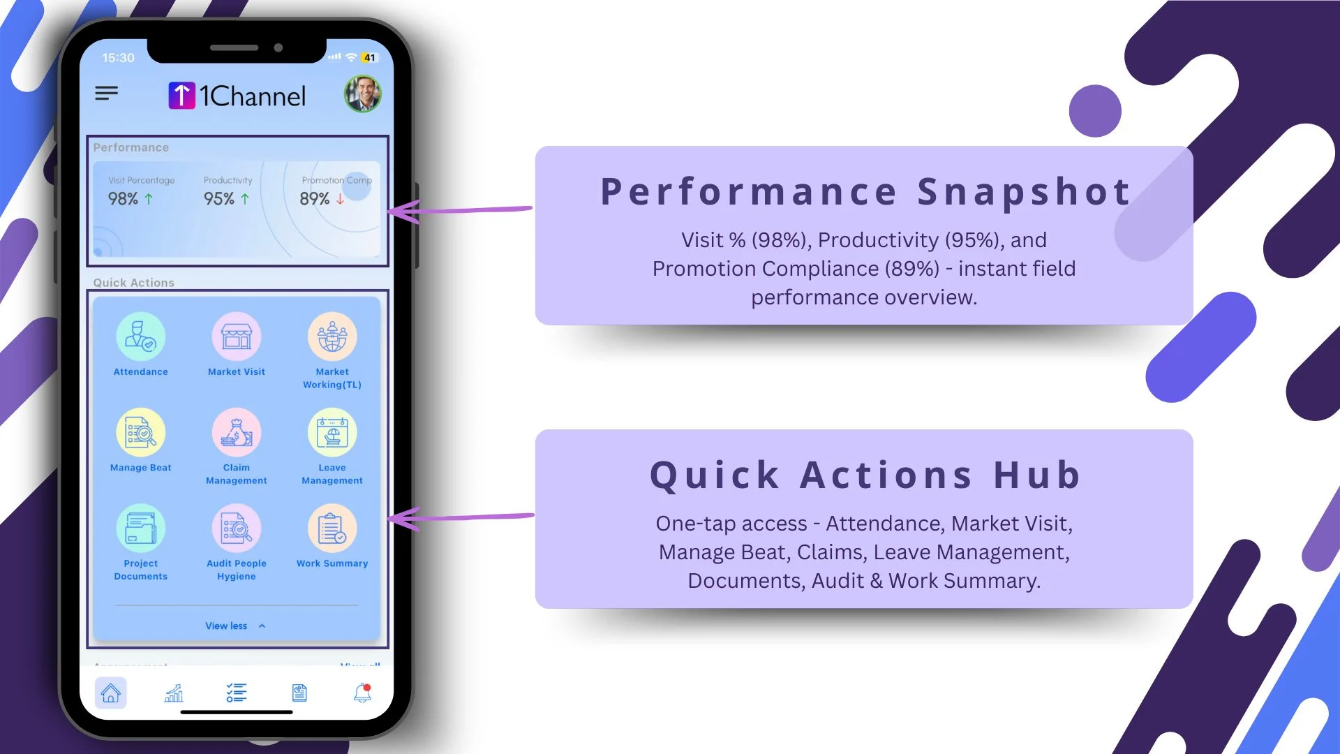 Quick Access to Leave Management from the User App