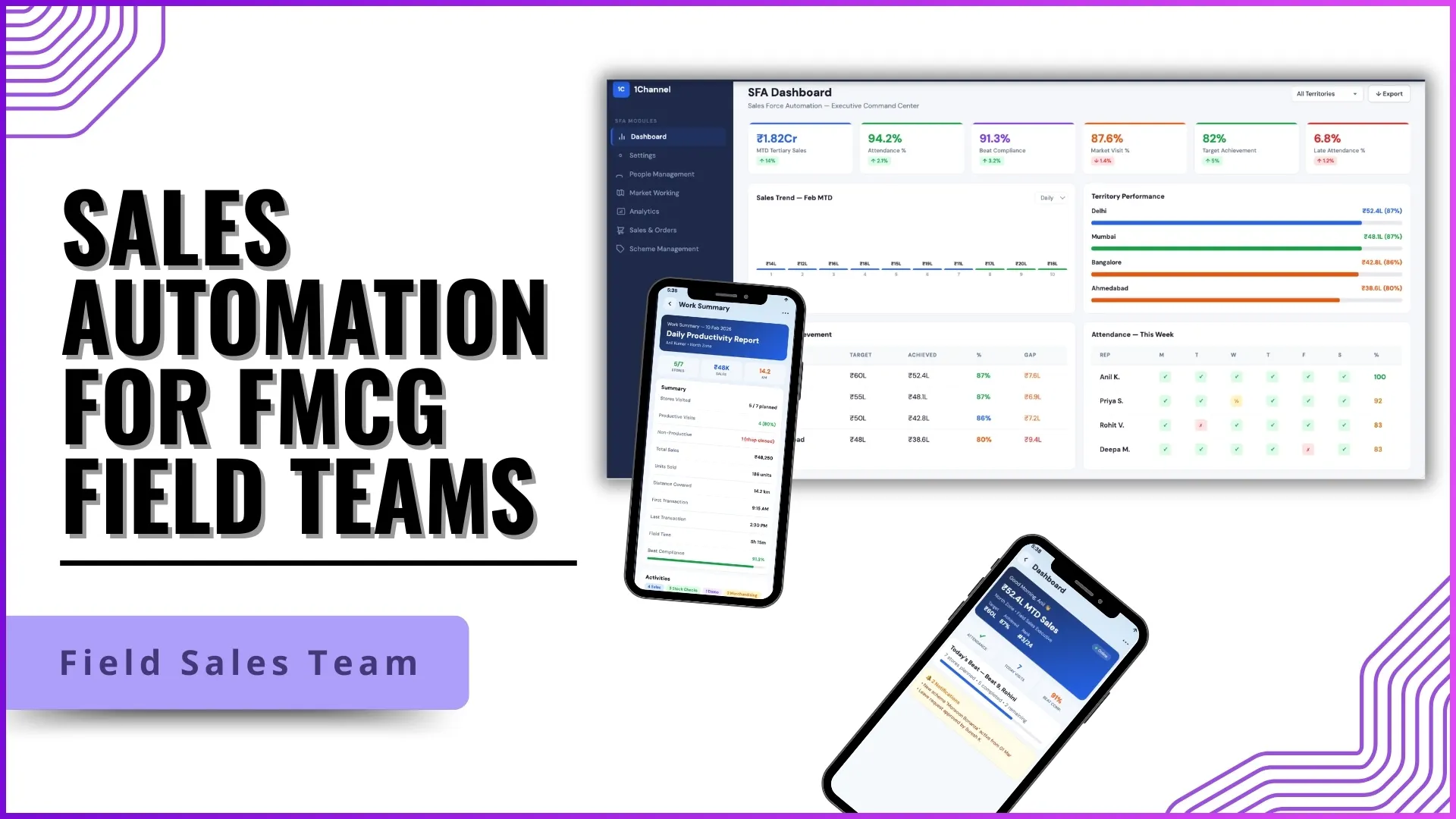 Sales Automation for FMCG Field Teams