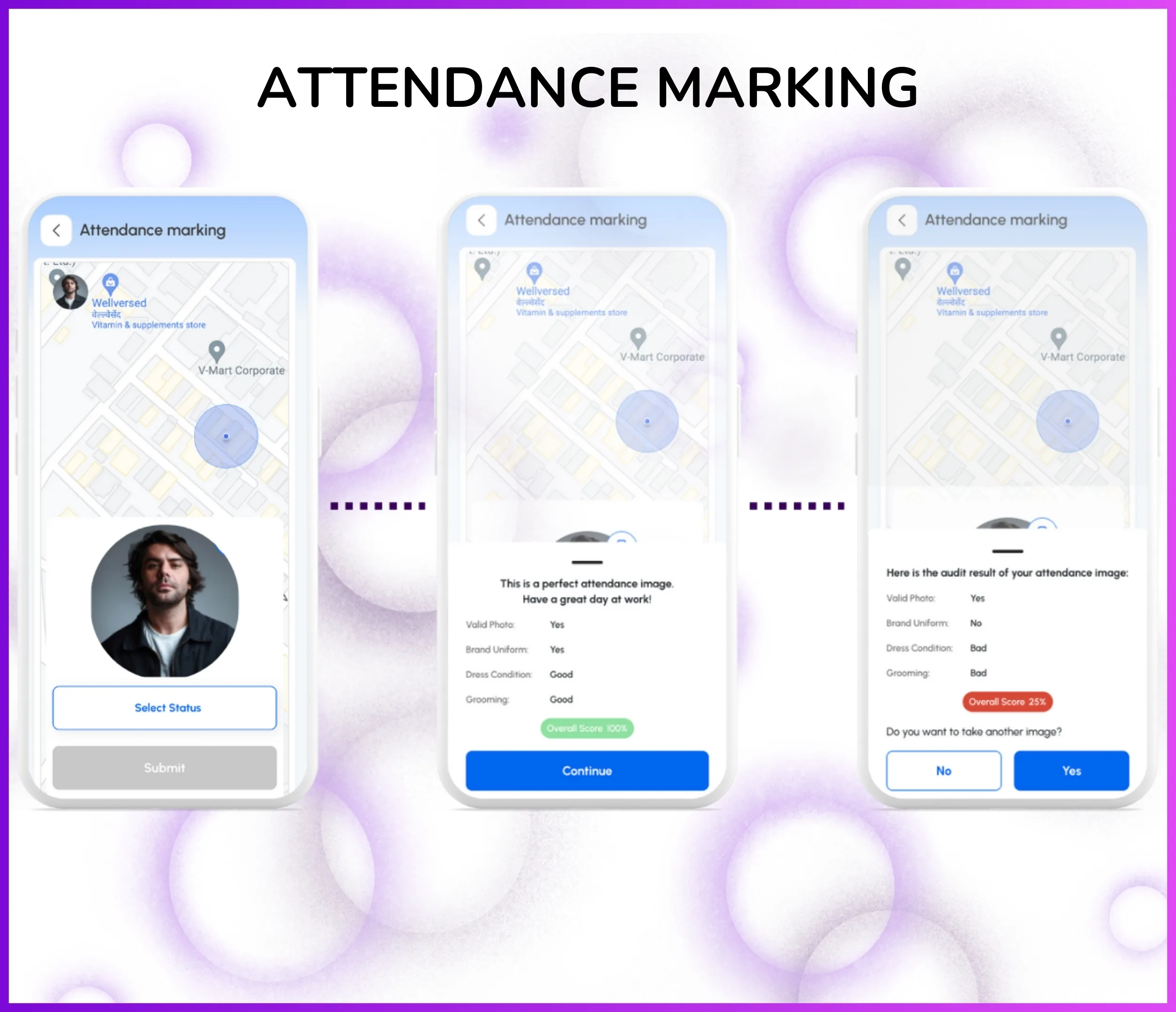 Organization hierarchy setup with departments, reporting structure, and employee roles