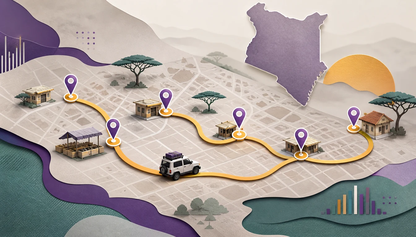 Beat Compliance and Route Planning on Kenyan Trade Routes
