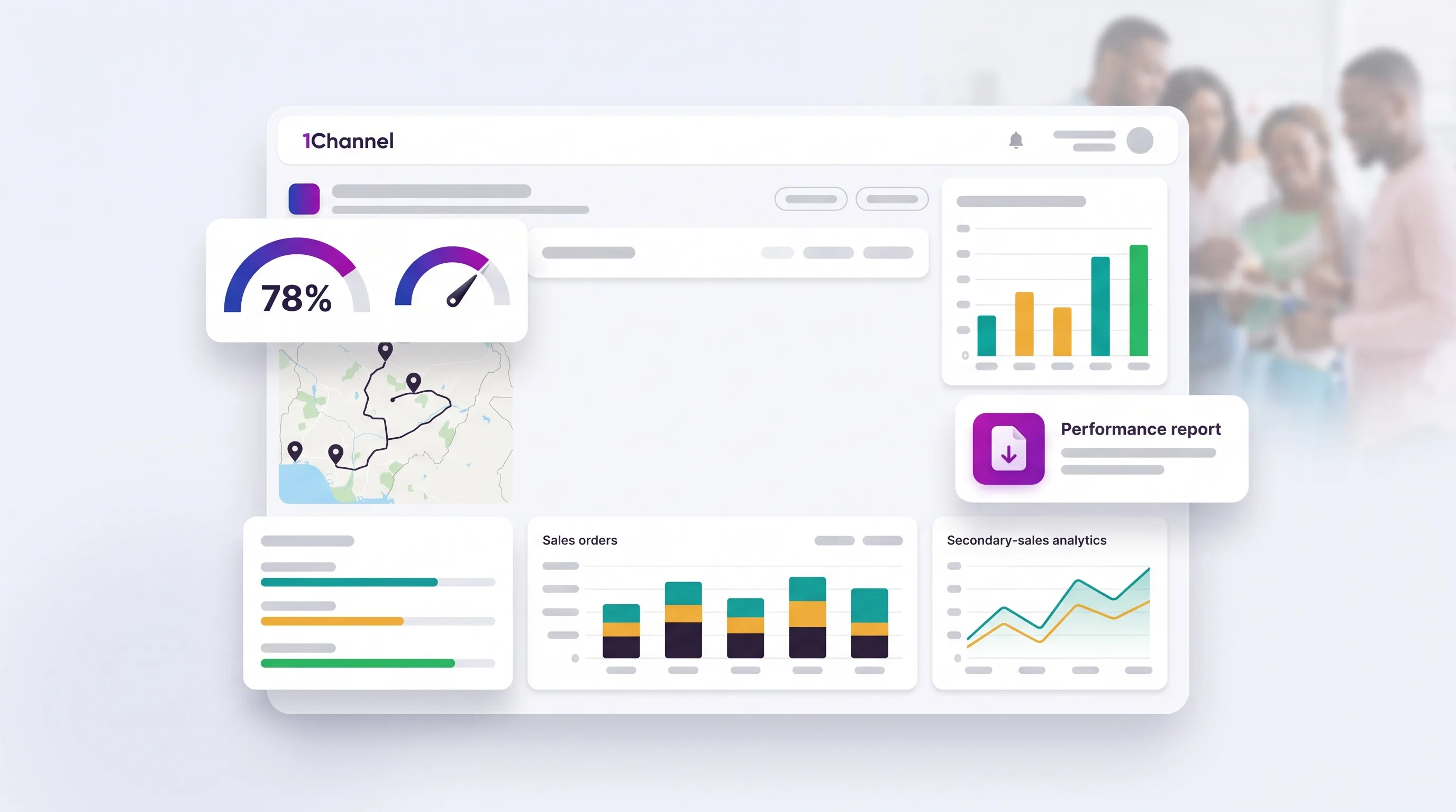 Admin sales order management and analytics report