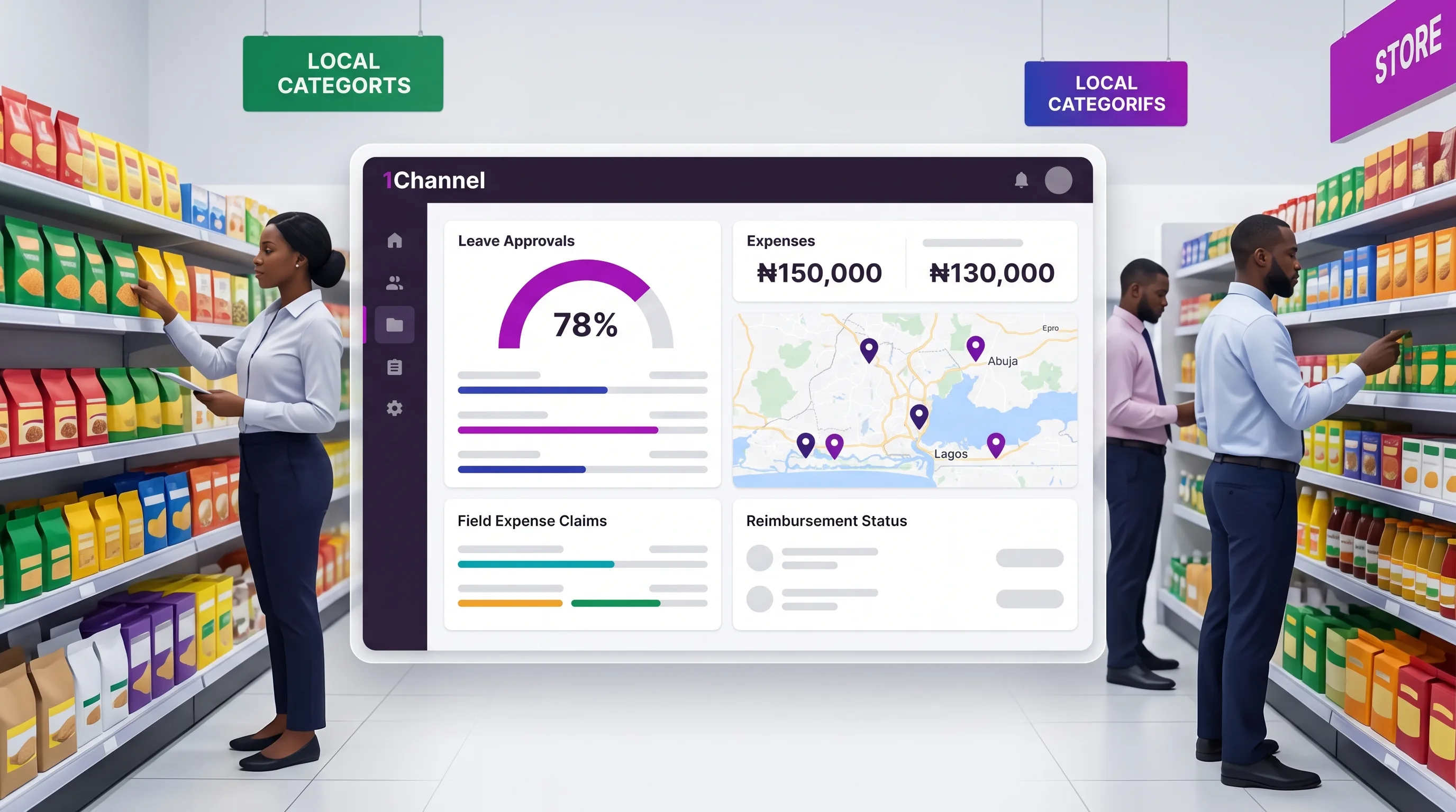 Admin leave and expense management