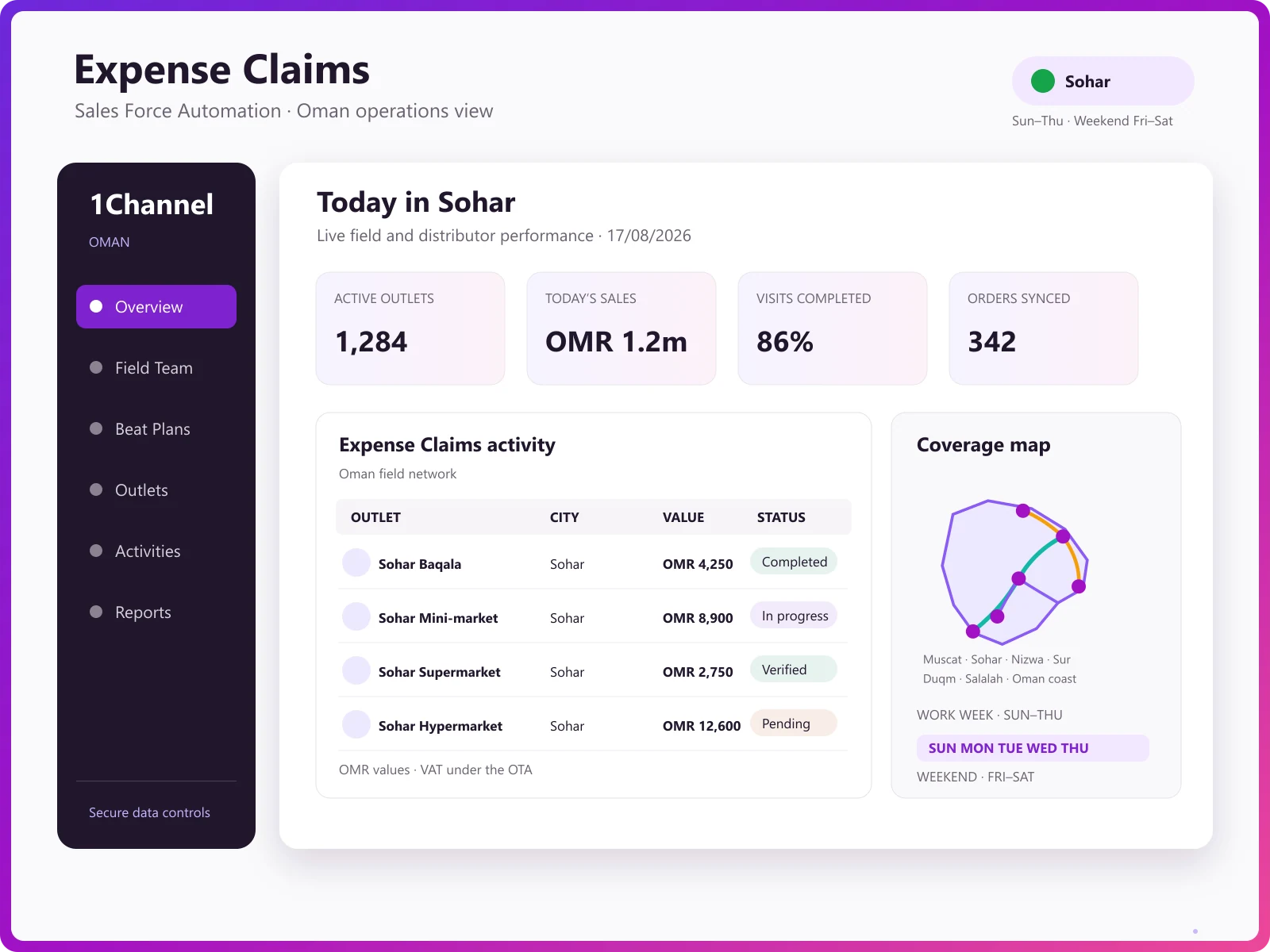 Admin leave and expense management