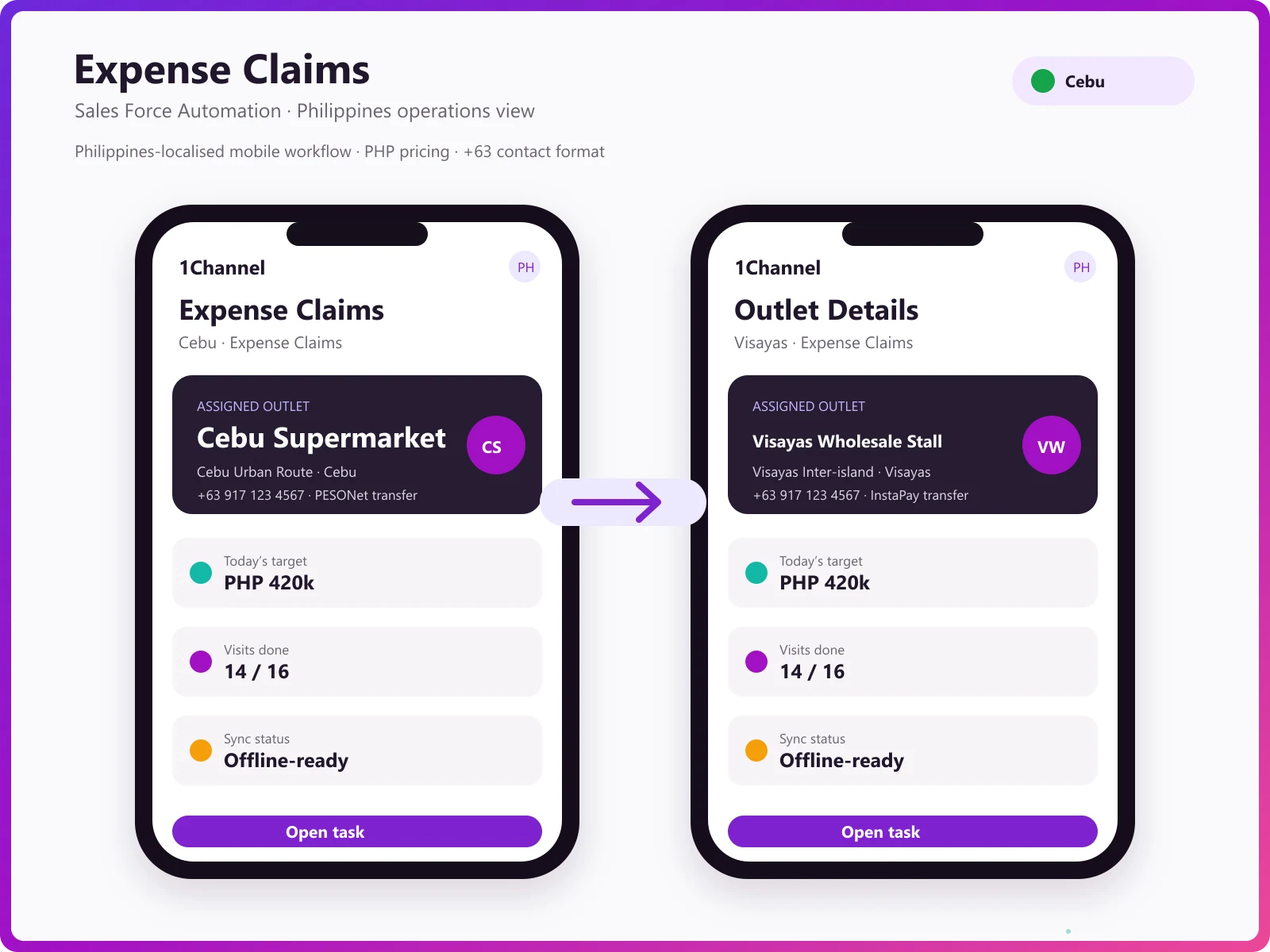 Mobile app receipt upload for field reimbursements