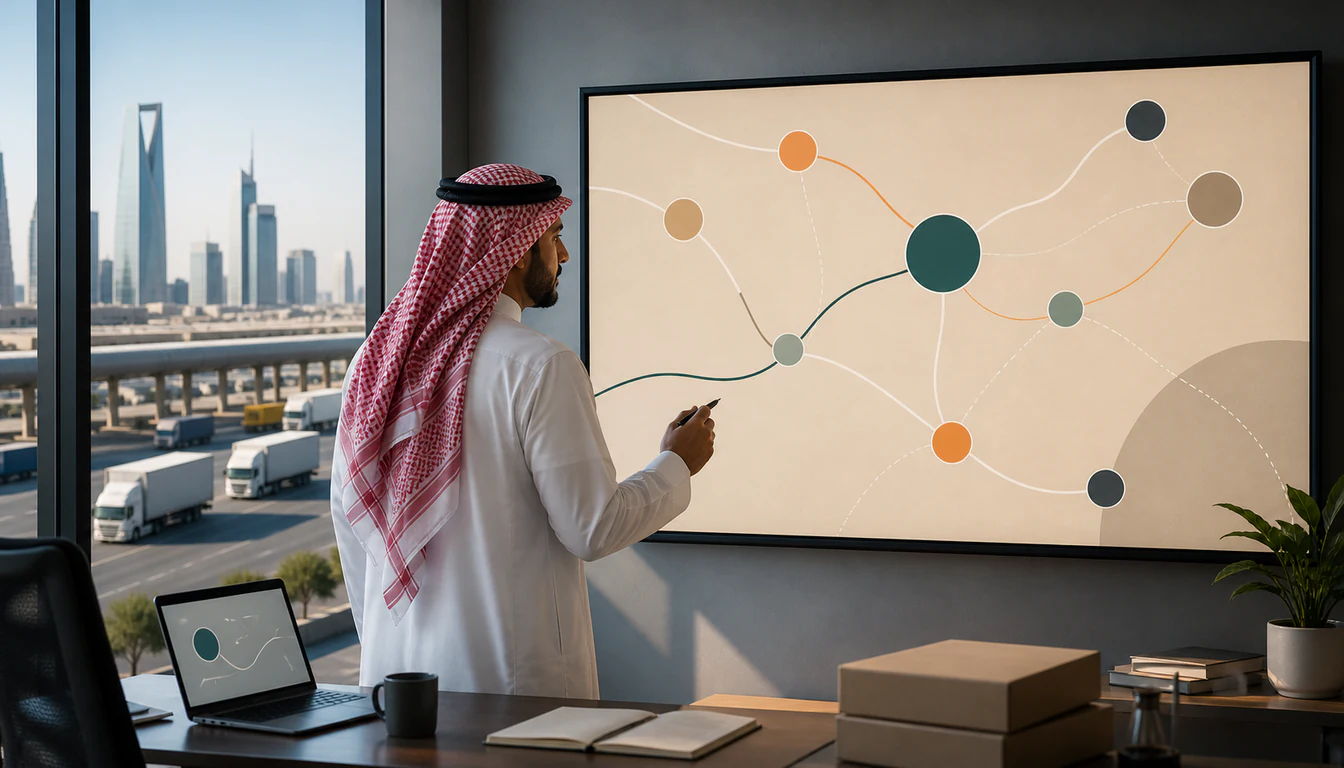 Territory Coverage Planning Across Saudi Arabia's Regions and Freight Corridors