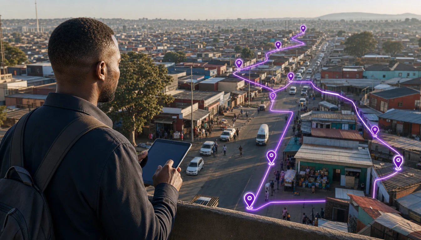 Township Route Planning: GPS Beat Coverage for Soweto, Khayelitsha and Umlazi